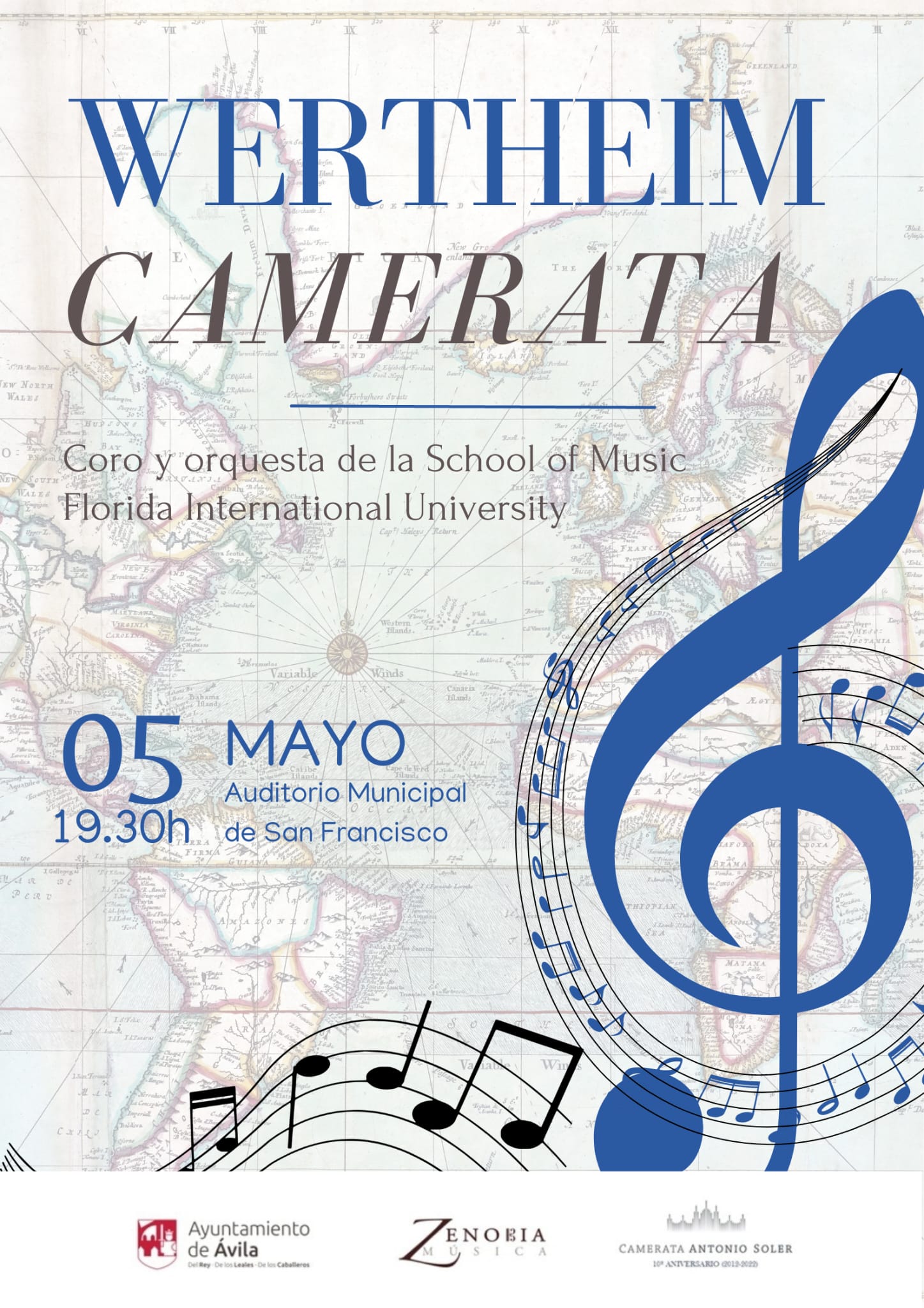 Wertheim Camerata. Coro y orquesta de la School of Music Florida International University Ávila Turismo