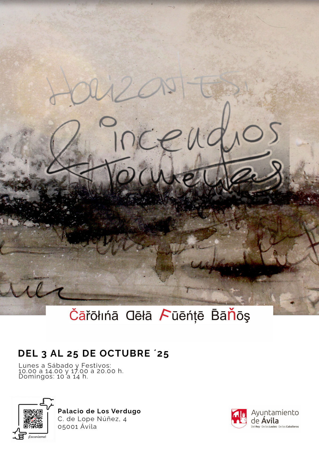 Exposición Carolina de la Fuente Baños Ávila Turismo