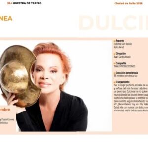 38ª Muestra de Teatro. Dulcinea Ávila Turismo