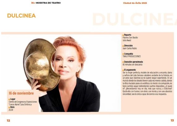 38ª Muestra de Teatro. Dulcinea Ávila Turismo 38ª Muestra de Teatro. Dulcinea Ávila Turismo