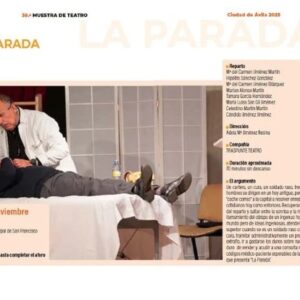 38ª Muestra de Teatro. La parada Ávila Turismo