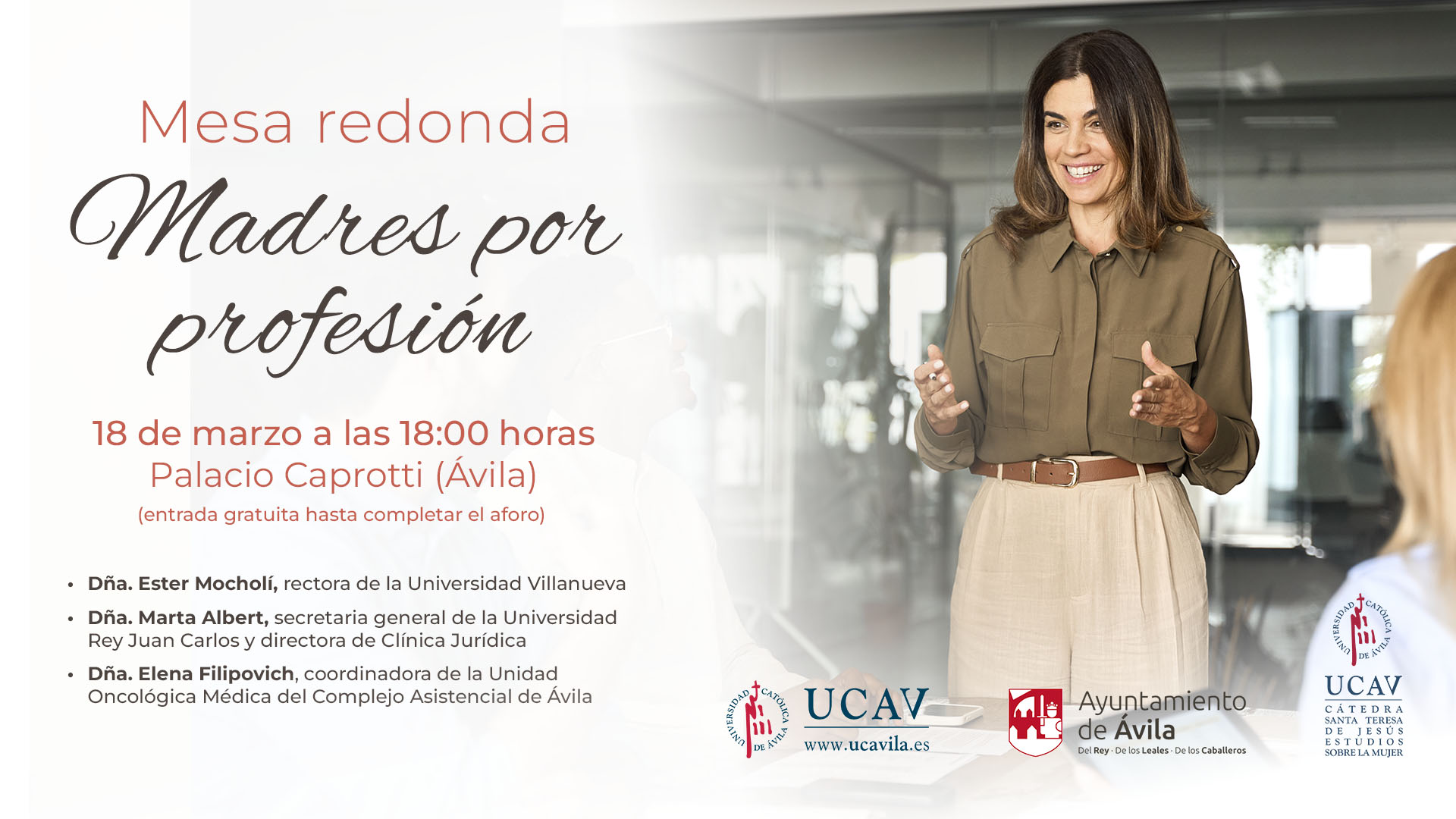 Mesa redonda. Madres por profesión Ávila Turismo