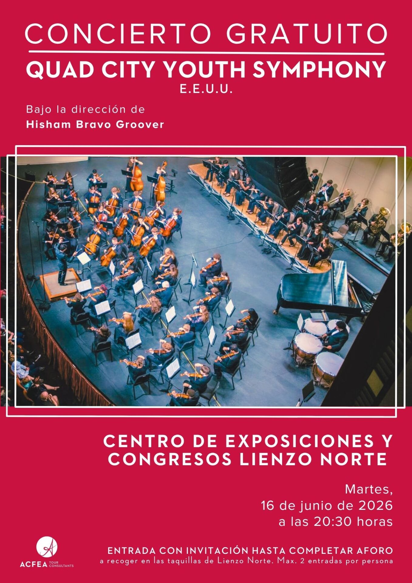 Concierto Quad City Youth Symphony Ávila Turismo Concierto Quad City Youth Symphony Ávila Turismo