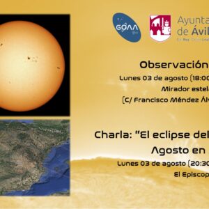 Charla y Observación solar Ávila Turismo